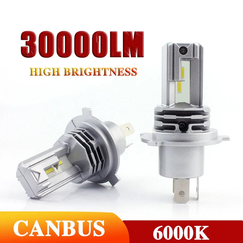 Canbus LED Ʈ , ڵ     ο  , 30000LM CSP Ҹ, 6000k, 12V, 1:1  LED , H4 H7